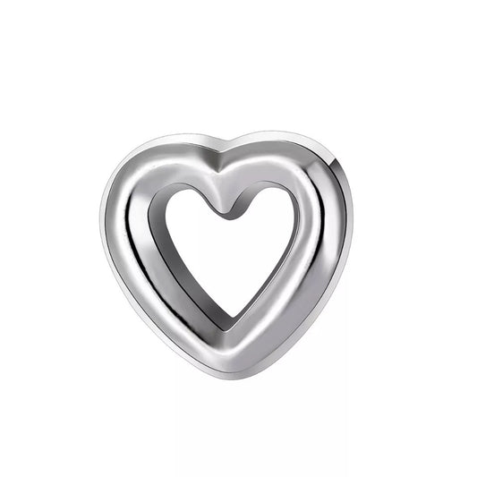 Silver Open Heart